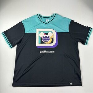 Walt‎ Disney World Mickey Mouse Spirit Jersey T-Shirt Graphic Print Short Sleeve